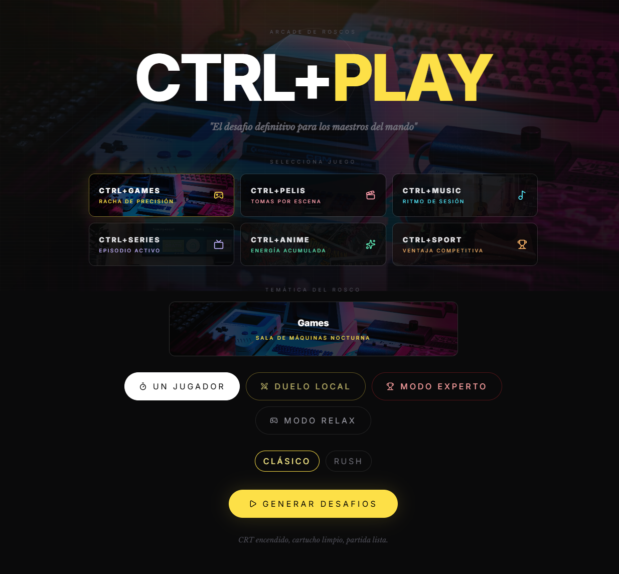 Captura de CTRL+PLAY
